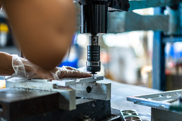 machine tools in factory