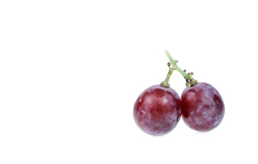 red grape isolated