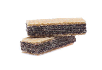 Wafers stick isolated on white background