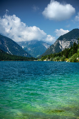 Beautiful view of lake Plansee, Tyrol, Austria.