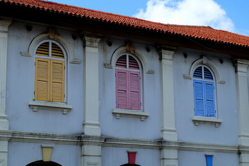 facade of an old building