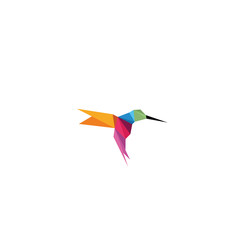 Bird Modern Logo Template. Vector Illustrator.