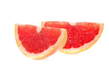 Obraz na płótnie Canvas grapefruit isolated on white