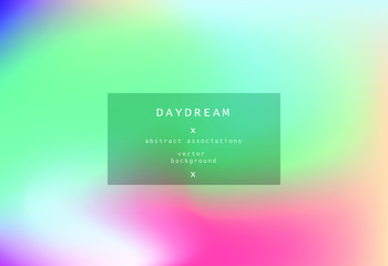 Obraz premium Abstract iridescent background with colorful pastel stains.