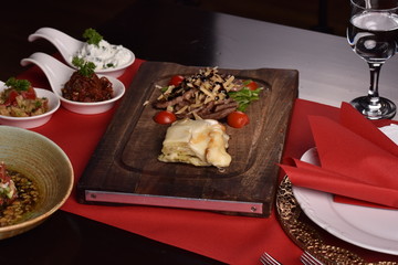 very nice meat dish on the table