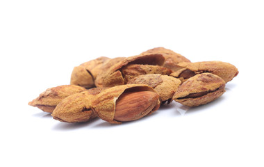 Almond isolated on white background
