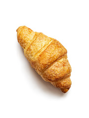 Fresh French croissant from the bakery