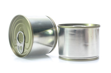 aluminum can isolated on white background