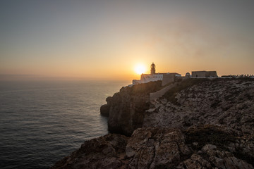 cabo sao vincente ligthouse portugal sagres