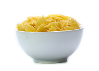 Pasta isolated on white background