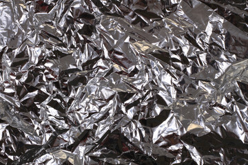 silver tinfoil texture