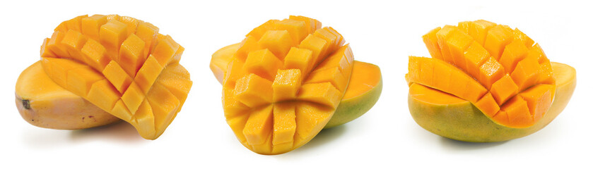 sweet mango isolated on white background