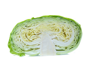 cabbage isolated on white background