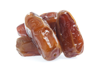 Dates palm isolated on white background