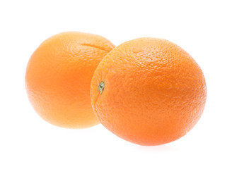 Orange fruit  isolated on white background