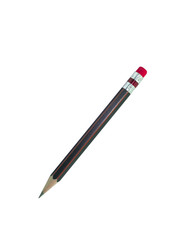 Pencil with Copy Space Isolated on a White Background.