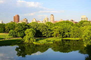 Fototapeta na wymiar Central Park Lake II. New York. Manhattan. United States.