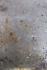 Vertical texture aged and dirty silver metal sheet