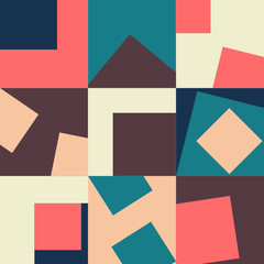 abstract square pattern background collection