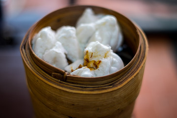 steamed pork buns,dim sum