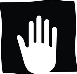 cleaning hand icon