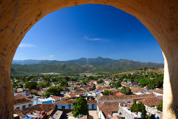 View of Trinidad, from the church - Cuba from up