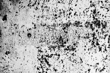 Texture of a metal wall with cracks and scratches which can be used as a background