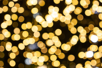 blurred abstract bokeh background for Decorations for New Year and Holidays, Christmas ball light