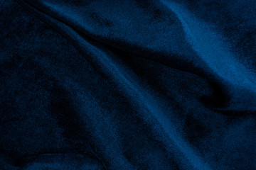 close up of classic blue velvet - trend color 2020 - Color of the Year