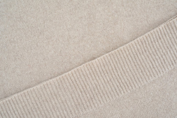 Close up of cashmere Texture - Text space