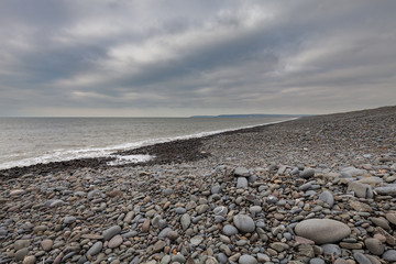 View from westward ho! Devon on a cloudy day