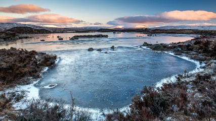 First light on Rannoch Moor, Scotland