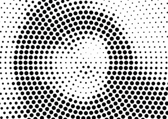 Abstract halftone dotted background. Futuristic grunge pattern, dot and circles.  Vector modern optical pop art texture for posters, sites, business cards, cover, postcards, labels, stickers layout.