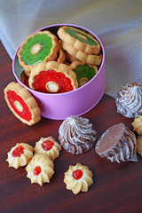 Cookies with marmalade berry filling. Crispy and crumbly delicious cookies with natural ingredients.