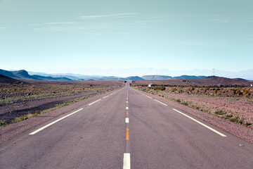 Landstra&szlig;e in Marokko