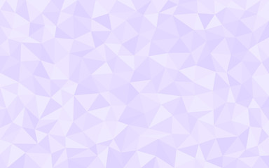 Multicolor lilac low poly background. Abstract random vector background from triangles. Polygonal design