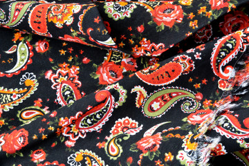 colorful abstract fabric texture background