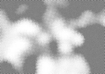 Abstract halftone dotted background. Futuristic grunge pattern, dot and circles.  Vector modern optical pop art texture for posters, sites, business cards, cover, postcards, labels, stickers layout.