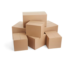 box package delivery cardboard carton