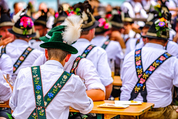 typical bavarian traditional clothes