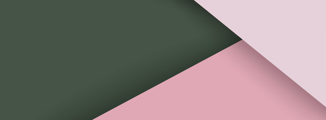 Obraz premium Template with pale pink, green triangles