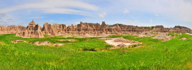 Fototapeta premium Badlands National Park - American national park located in southwestern South Dakota. 