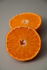 juice orange on white background