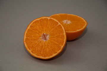 juice orange on white background