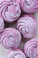 Delicious fresh blackcurrant marshmallows for Breakfast macro