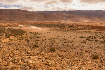 the desert in the south of the anti atlas