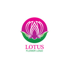 Vector lotus flowers design for spa, yoga class, hotel and resort