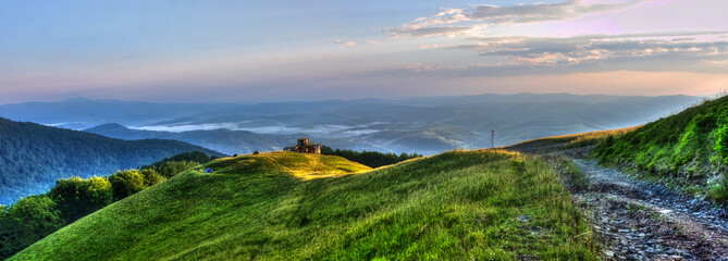 view of landscape, carpathians