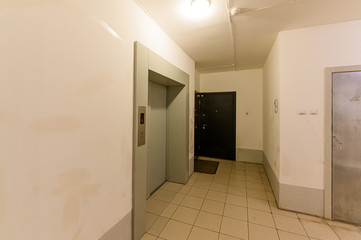 Russia, Moscow- October 10, 2019: interior room apartment modern bright cozy atmosphere. general cleaning, home decoration, preparation of house for sale