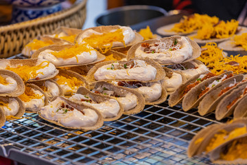 Street food in Thailand is very tasty and cheap